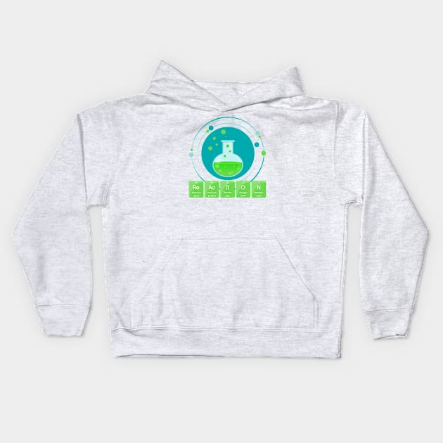 Chemical reaction Kids Hoodie by Fun with Science